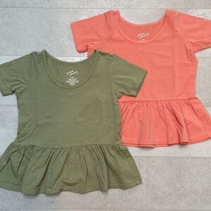 June & January peplum tees